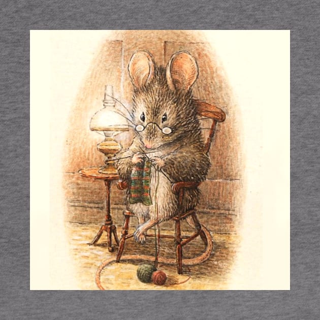 “Mrs Mouse Knitting” by Beatrix Potter by PatricianneK